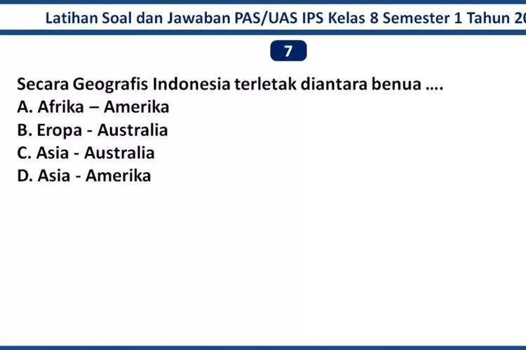 15 Contoh Soal PAS UAS IPS Kelas 8 Semester 1 Kurikulum Merdeka Tahun ...