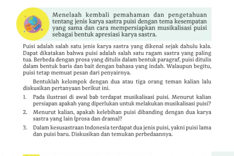 Kunci Jawaban Bahasa Indonesia Kelas 11 Halaman 95 Kurikulum Merdeka ...