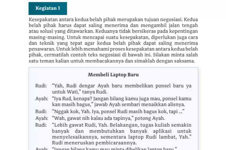 Kunci Jawaban Bahasa Indonesia Kelas 10 Halaman 89 Kurikulum Merdeka