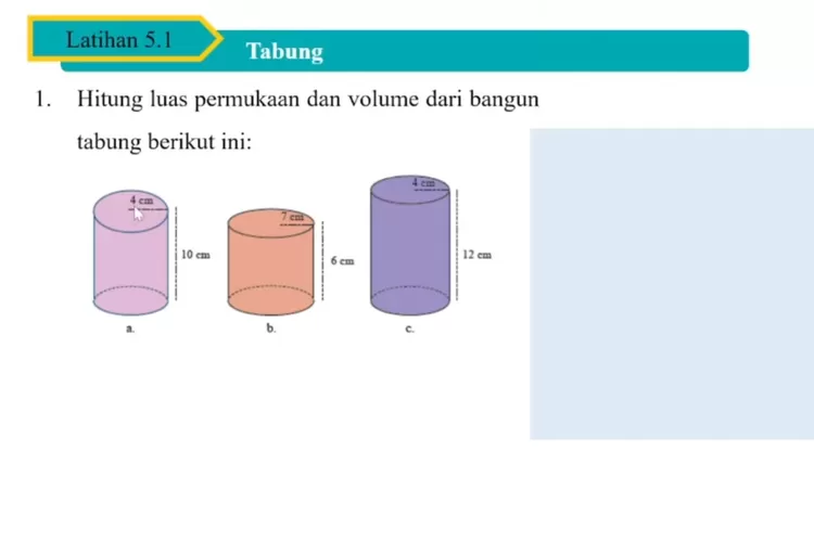 Kunci Jawaban Matematika Kelas 9 SMP/MTs Halaman 280 Latihan 5.1 ...