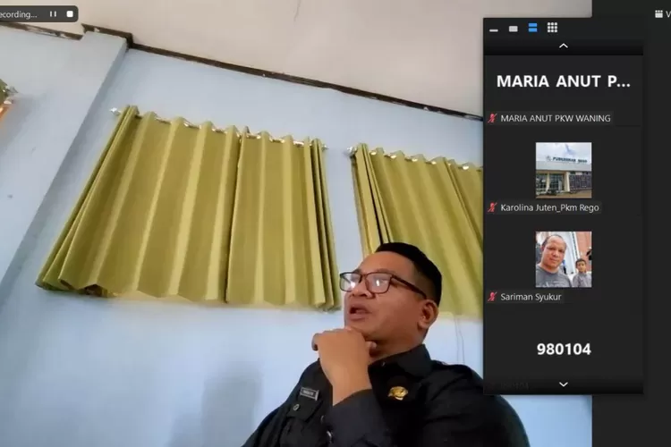 Kepala Dinas Kesehatan Mabar Adrianus Ojo saat pelaksanaan Simabaresti, Selasa (30/4/2024).