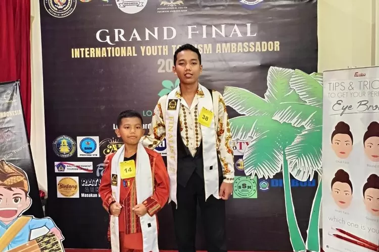 Dua peserta dari labuan Bajo NTT yang mendapat juara tiga.