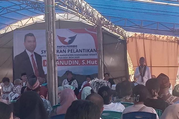 Acara syukuran pelantikan, Hasan: amanah ini akan saya jalani untuk semua. (Foto: KLIKLABUANBAJO.ID)