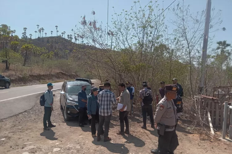 Sidang pemeriksaan setempat dalam perkara perdata No. 9/Pdt.G/2024/PN Lbj.