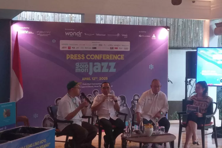 Konferensi pers terkait International Golo Mori Jazz 2025 di Sudamala Resort Labuan Bajo, Rabu (9/4/2025). (KLIKLABUANBAJO.ID)