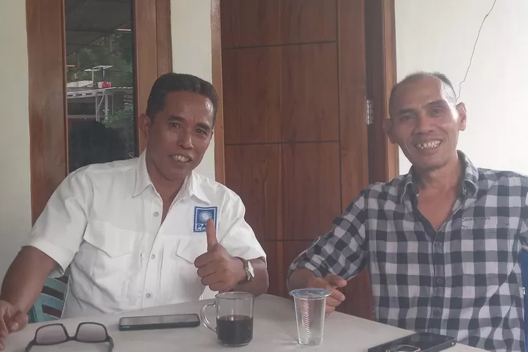 Politisi NasDem Mabar kunjung ketua baru PAN, ucapkan selamat dan kebanggaan. (KLIKLABUANBAJO.ID)