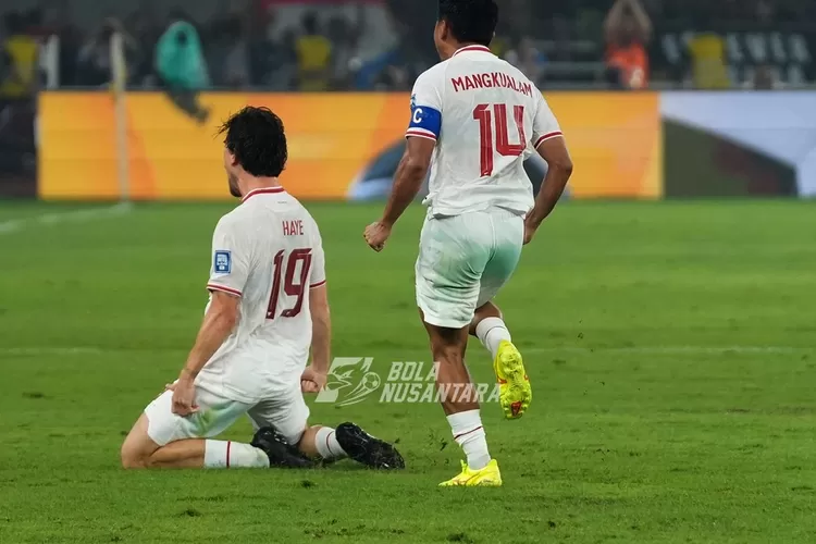 Selebrasi Thom Haye (Tommy Satria/Bola Nusantara)