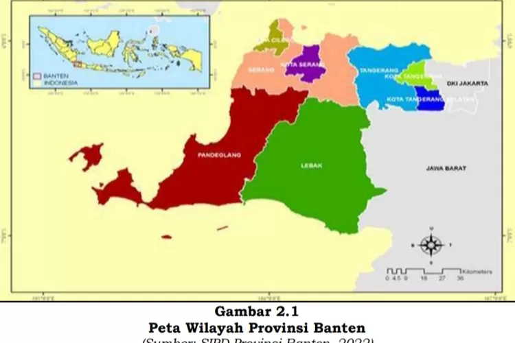 Berikut Peta Wilayah Dan Kondisi Secara Geografis Di Banten Haluan Kita