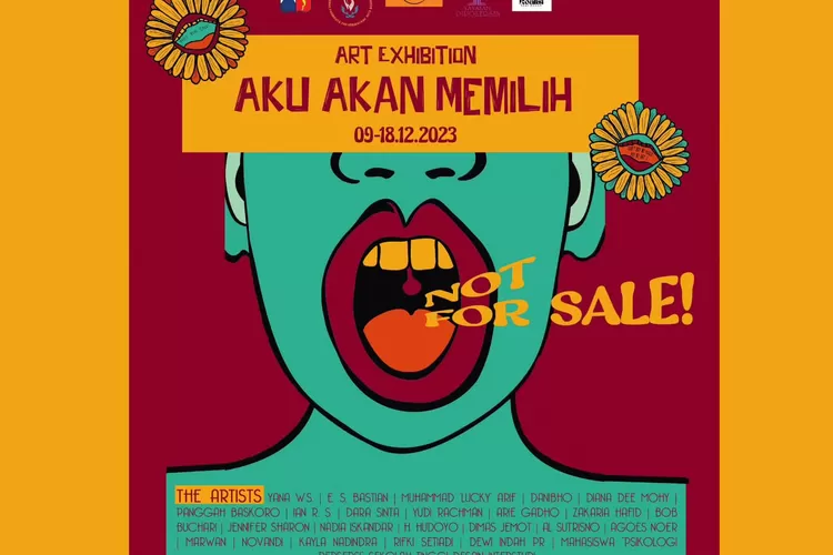 Pameran Seni Rupa Bertajuk 'Aku Akan Memilih' (foto/Instagram)