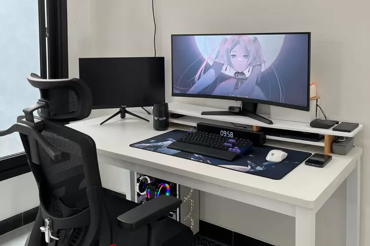 6 Ide Desain Setup Komputer Gaming Dengan Dua Monitor Ciptakan