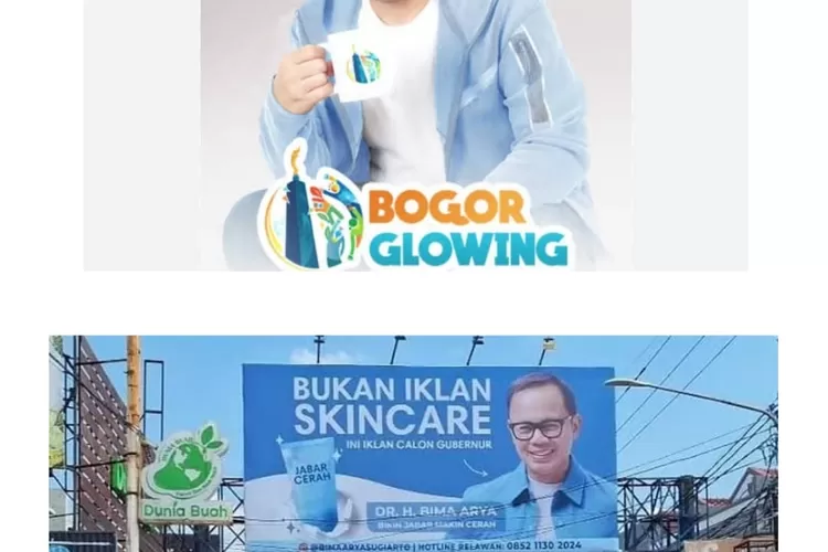 Bima Arya Jabar Cerah disebut nyontek Dokter Rayendra Bogor Glowing. (FOTO/Istimewa.)