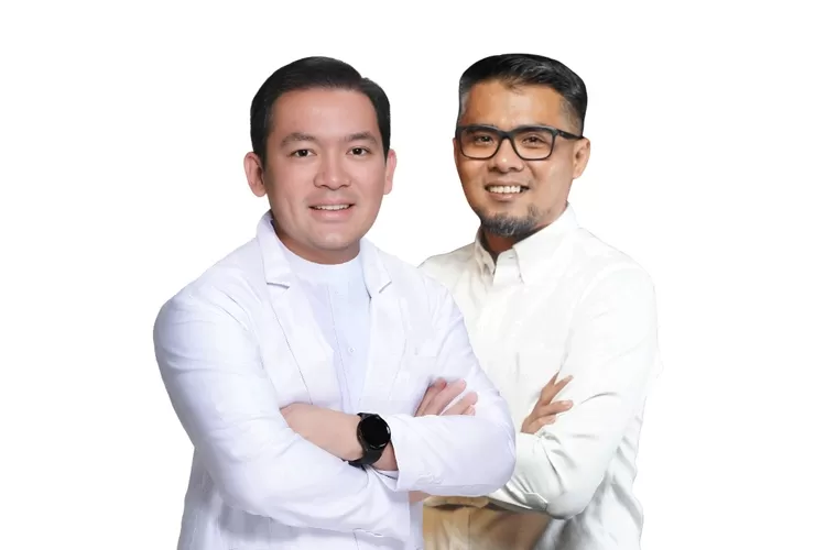 Pasangan Calon Wali Kota dan Wakil Kota Bogor 2024 Dokter Rayendra dan Eka Maulana. (Foto/Tim publikasi.)