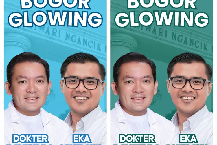 Fakta Dokter Rayendra dan Eka Maulana calon Wali Kota dan Wakil Wali Kota Bogor. (Foto/Tim Dokter Rayendra.)