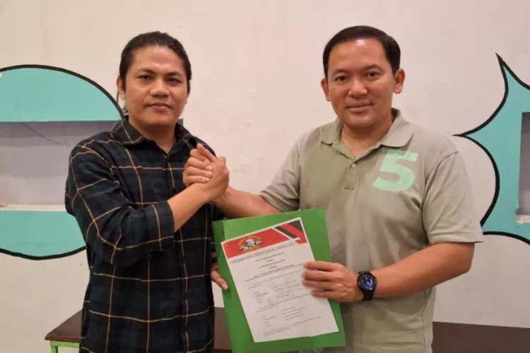 Pendukung Cagub Kang Dedi di Kota Bogor Deklarasi Dukung Dokter Rayendra-Eka Maulana. (Foto/Dok publikasi.)