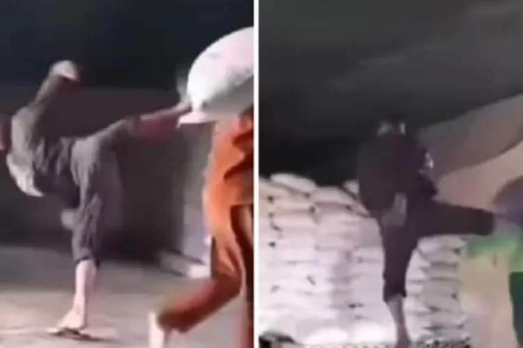 berasa hidup di zaman penjajahan viral video kuli panggul ditendang. Foto/Instagram (Foto/Instagram)