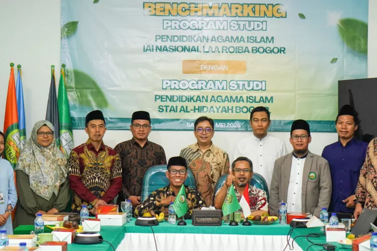 Fakultas Tarbiyah IAI Nasional Laa Roiba Bogor Gelar Benchmarking ke STAI Al-Hidayah dan UIKA. (Foto/Istimewa.)