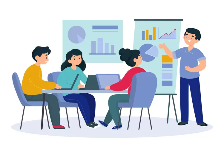 Illustrasi - Menyeimbangkan kuliah, organisasi, dan waktu istirahat dimulai dari kerja tim yang terencana dan manajemen waktu yang rapi. (Foto/Freepik)