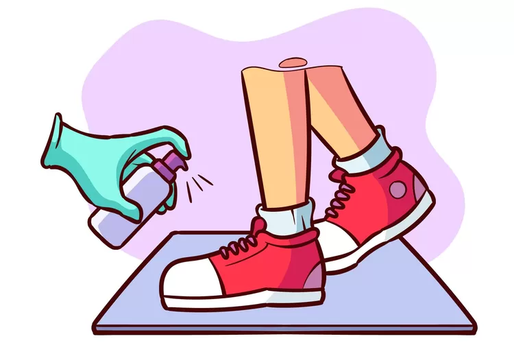 Ilustrasi - Membersihkan sepatu mesh (Foto/Freepik)