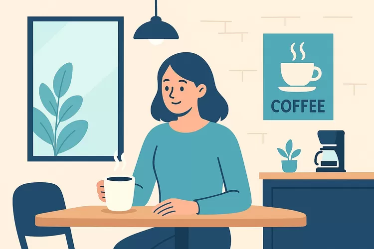 Ngopi santai sore di salah satu kafe hits sekitar Mancur &mdash; tempat terbaik untuk obrolan dan ide