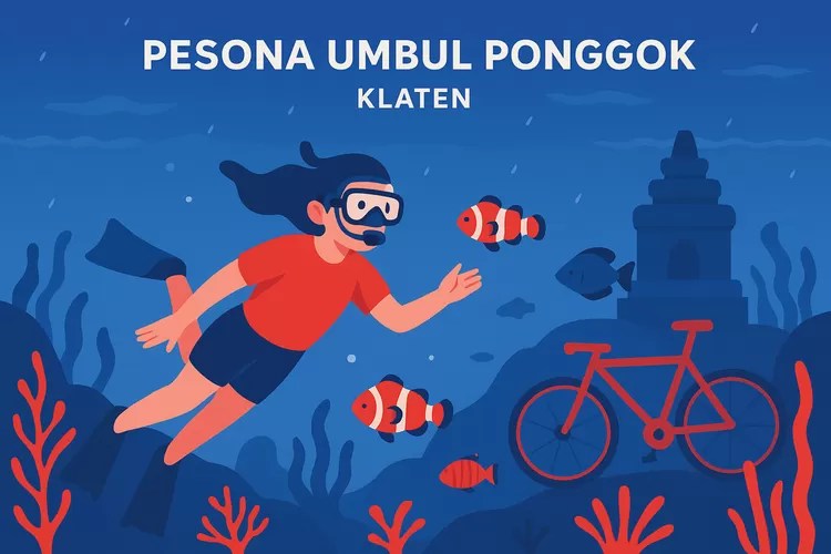 Kejernihan Umbul Ponggok memantulkan pesona alam Klaten yang menenangkan dan memikat hati pengunjung. Foto/Bogorinsider.com (Foto/Bogorinsider.com)