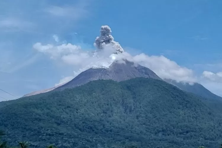 Gunung Lewotobi Laki Laki Meletus Lagi Hari Ini, Minggu, 21 Januari ...