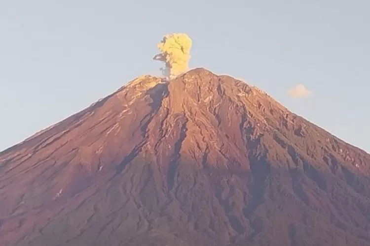 Kembali Erupsi Hingga 4 Kali, Gunung Semeru Lontarkan Abu Vulkanik ...