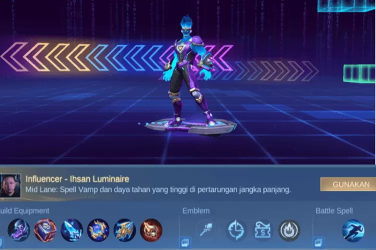 Build Gord Mobile Legends 2024 Versi Ihsan Luminaire Mage Penuh