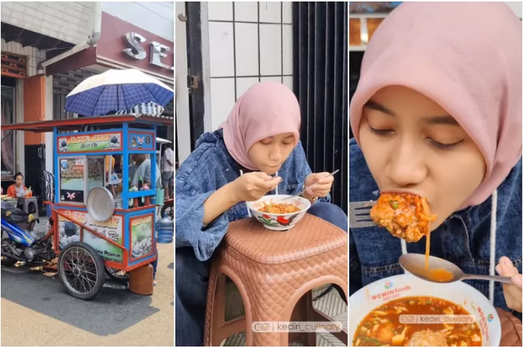 Rekomendasi Kuliner Kediri Makan Bakso Kasaran Cak Ri Ukurannya