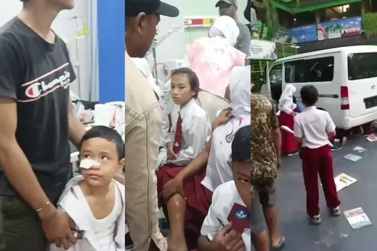 Mobil MBG tabrak siswa SDN 01 Kalibaru Cilincing saat mengantar makanan - WartaPesona.com (Ipol.id)