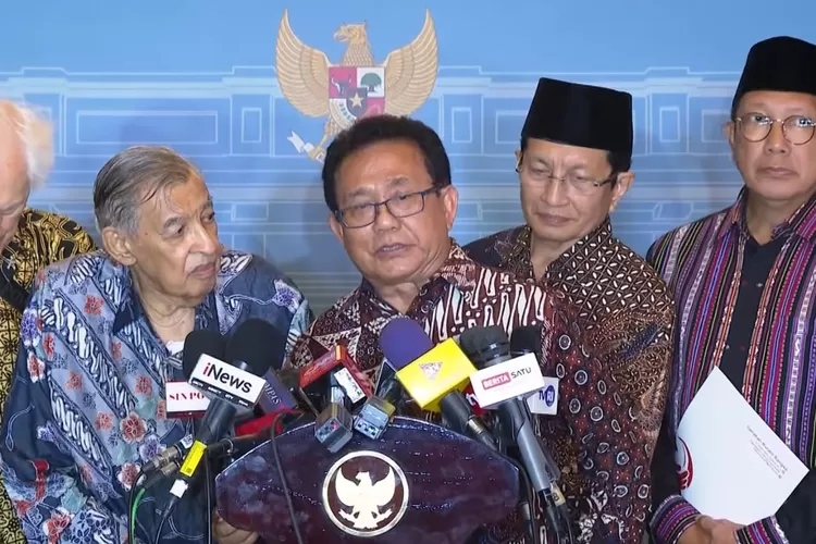 Para tokoh lintas agama dalam Gerakan Nurani Bangsa (GNB) bertemu dengan Presiden Prabowo pada Kamis, 11 September 2025.     (Tangkapan layar YouTube Sekretariat Presiden)