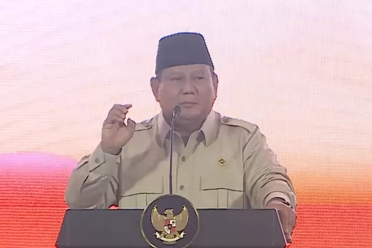 Presiden Prabowo singgung soal pemberantasan korupsi saat Munas PKS, Senin, 29 September 2025. (Tangkapan layar YouTube PKSTV)