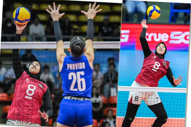 Hasil pertandingan SEA Games 2025, Megawati Hangestri memimpin Timnas voli putri Indonesia menaklukkan Filipina dalam duel empat set menegangkan.   (Instagram/mega_archives)