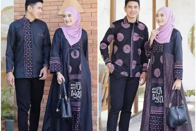 14 Rekomendasi Gamis Batik Terbaru Untuk Mama Muda Tampil Anggun Ke ...