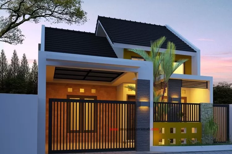 Inspirasi Untuk Anda! Berikut Model Depan Rumah Minimalis Dengan Aksen ...