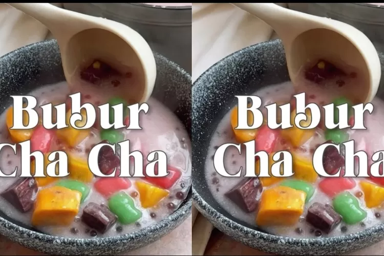 Meriahnya Bubur Cha Cha Bubur Melayu yang Warna Warni dan Sangat