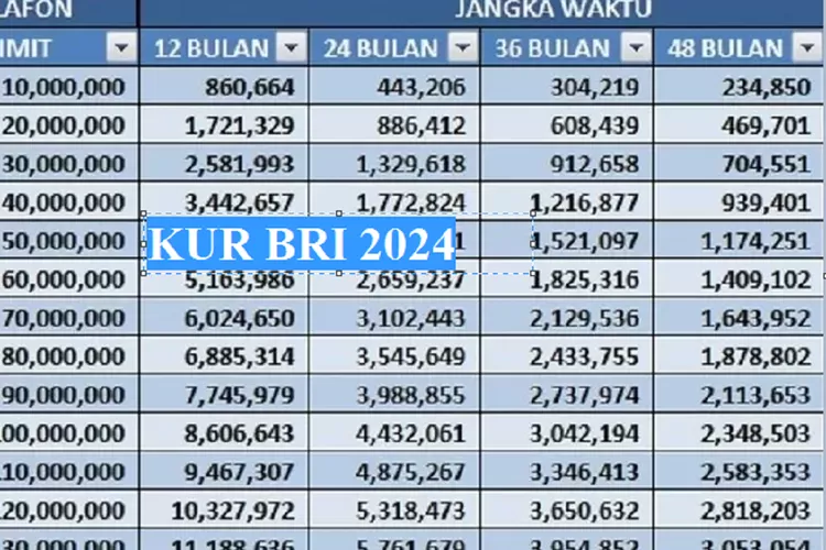 Berapa Bunga Pinjaman Kur Bri Rp Juta Benarkah Hanya Persen