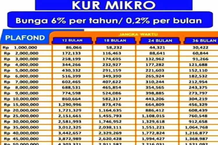 Pinjaman KUR BRI 2024 Untuk Modal Usaha Rp 30 Juta, Cicilan Cuma Mulai ...