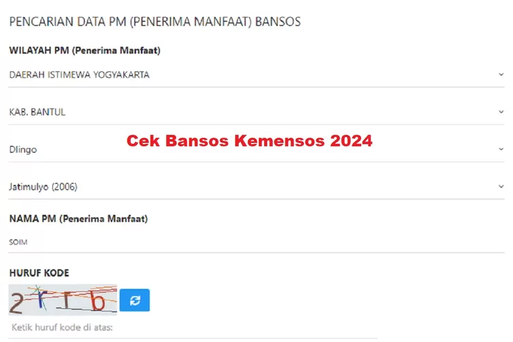 Cek Status Bansos PKH, BPNT, dan BLT 2024 Pakai KTP Lewat HP Mudah dan