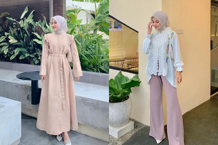 Kalem Inspirasi Outfit Bukber Cewek Bumi Ide Ootd Bukber Bulan Ramadhan 2024 Anggun Dan Kalem