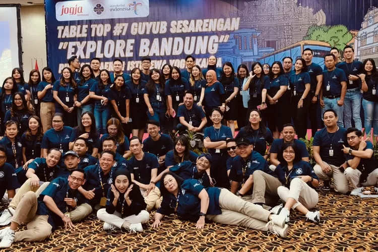 Para Seller di Table top BDP PHRI DI Yogyakarta di Kota Bandung, Rabu 28 Agustus 2024.