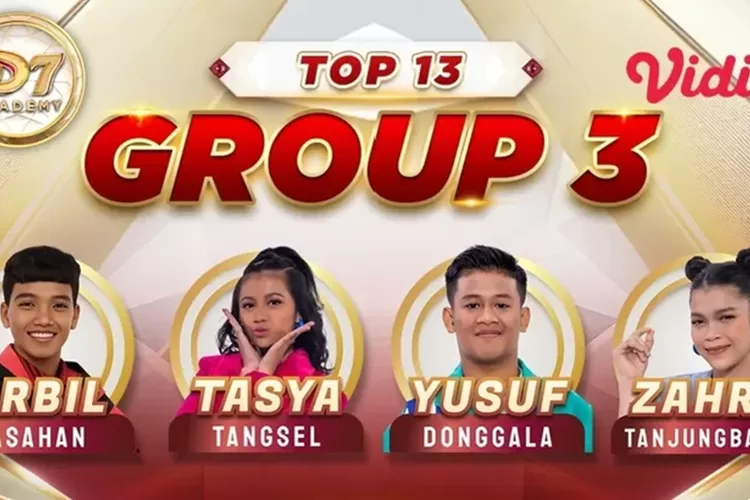 Link live streaming Dangdut Academy 7 Top 13 Grup 3 Result (Vidio)