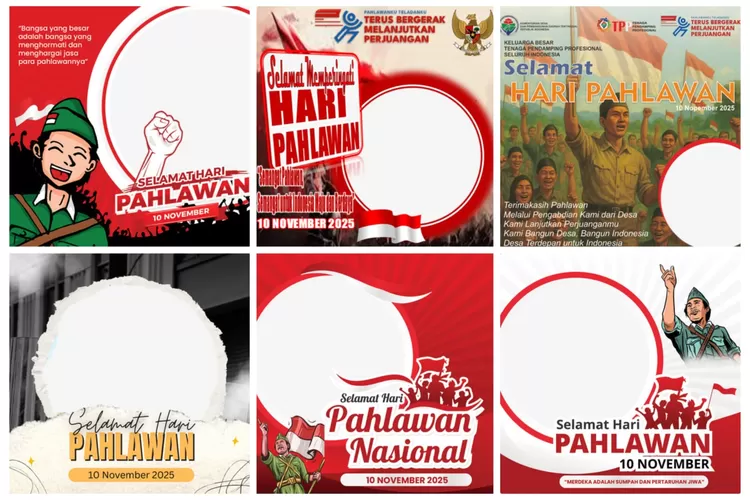 Kumpulan Twibbon Hari Pahlawan.
