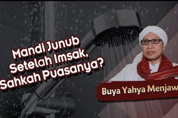 Hukum mandi junub setelah imsak saat akan menjalani ibadah puasa (YouTube@Al-BahjahTV)