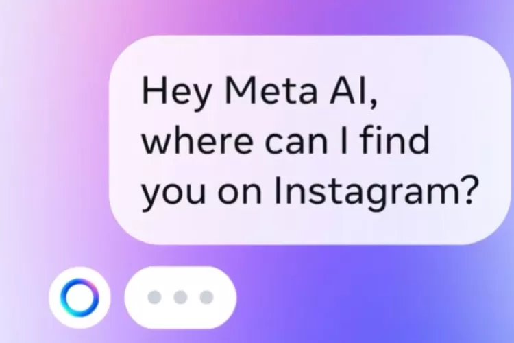 Fitur Artificial Intelligent (AI) Meta. (Instagram.com)