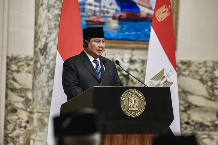 Presiden RI, Prabowo Subianto soroti penegakan HAM di dunia internasional saat kunjungan kerja ke Mesir. (Instagram.com/@prabowo)