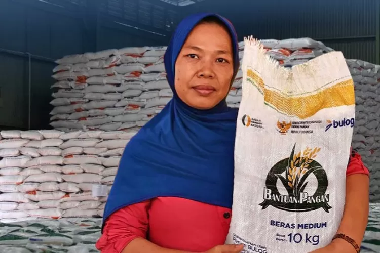 Ilustrasi pendistribusian beras SPHP ke pasar dan ritel modern untuk masyarakat.  ((X.com/PerumBULOG))