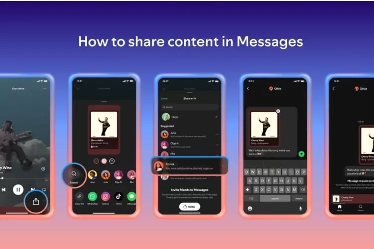 Tutorial untuk mulai menggunakan DM Spotify.  ((spotify.com))