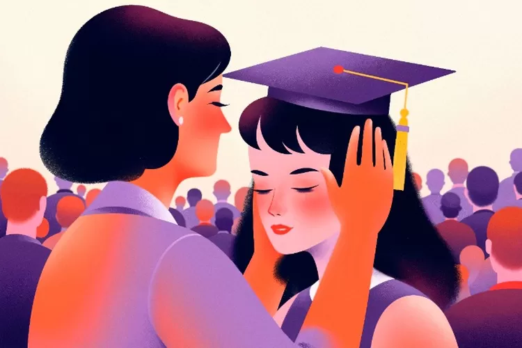 Ilustrasi seorang lulusan baru atau fresh graduate yang menapaki karier ke dunia kerja.  ((Freepik.com))