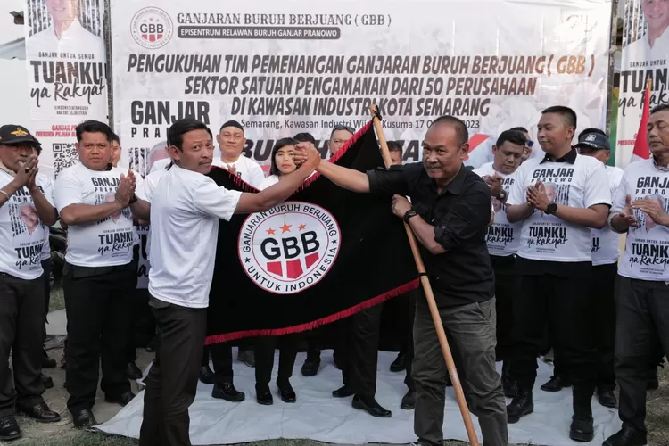 Satpam di 50 Perusahaan di Semarang Yakin Ganjar Pranowo Sosok Presiden Pilihan Buruh Indonesia