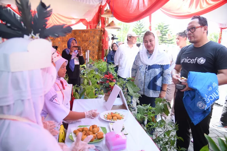 Keren, Para Pelajar Pamerkan Aneka Kreasi Makanan Hasil Urban Farming di Jambore Petani Cilik Semarang